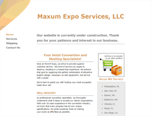 Tablet Screenshot of maxumexpo.com